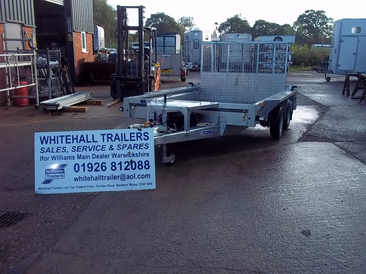 SOLDEx demo Ifor Williams GX106 Plant Trailer